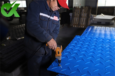 Double-sided pattern Ground protection mats 1.8mx 0.9m for soft ground